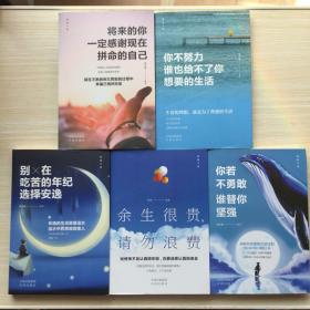 【正版·全５册】致奋斗者-你不努力谁也给不了你想要的生活+将来的你一定感谢现在拼命的自己+余生很贵，请勿浪费+别在吃苦的年纪选择安逸+你若不勇敢谁替你坚强