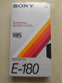 录像带 SONY Dynamicron E-180 VHS