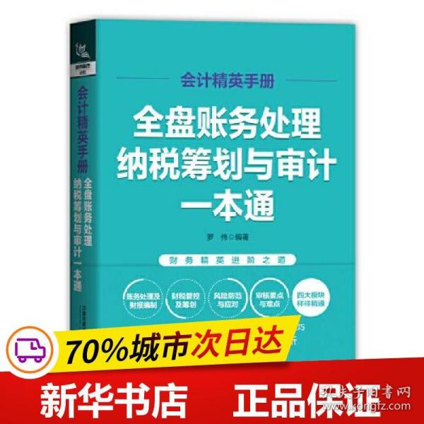 会计精英手册：全盘账务处理、纳税筹划与审计一本通