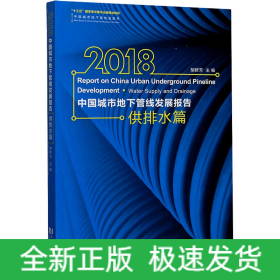 2018中国城市地下管线发展报告 供排水篇
