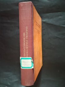 CULTURE COLLECTIONS OF MICROORGANISMS 微生物的培养采集（英文）精装本 1970 英语 英文 馆藏书