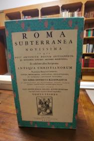 Roma Subterranea novissima。超大开本，全2册