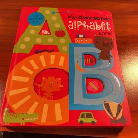 my awesome alphabet book 我的第一本字母书 精装儿童英语启蒙绘本