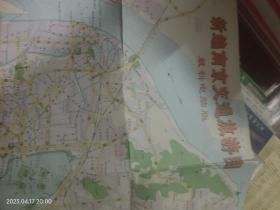 九十年代新编南京交通旅游图最新电脑版。含景区地理大图。