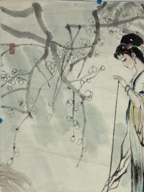 杨沙    尺寸 69/59  软件
1940年生于吉林榆树。画家。擅国画、连环画。中国美术家协会会员。中国画研究院院委。1965年毕业于哈尔滨艺术学院。曾任职于黑龙江人民出版社，黑龙江画院，深圳大学。1986年筹建深圳画院任副院长。中国经济出版社高级顾问。中国人口福利基金会理事。