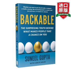 英文原版 Backable  靠谱  Backable   Suneel Gupta  Carlye Adler 英文版 进口英语原版书籍