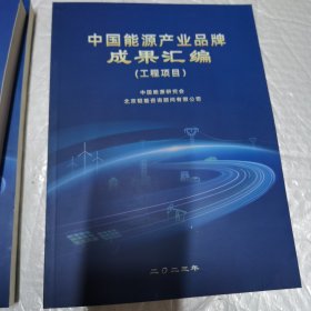 中国能源产业品牌成果汇编 特色区域 工程项目 技术产品 品牌文化 4本合售 无字迹