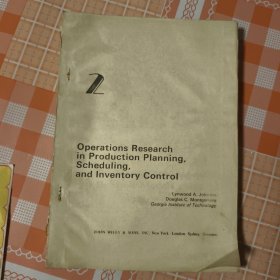 Operations Research in Production Planning, Scheduling, and Inventory Control