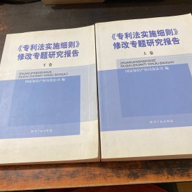 《专利法实施细则》修改专题研究报告(全二卷)