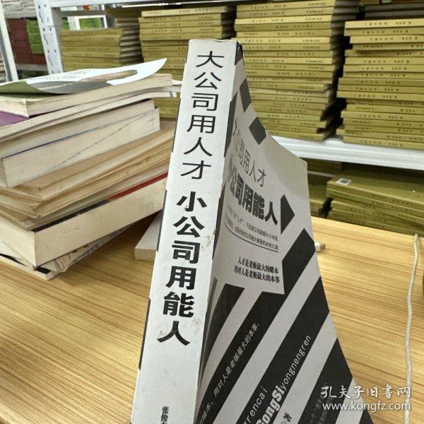 大公司用人才·小公司用能人