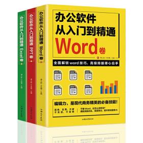 全套3册 办公软件自学Word PPT Excel从入门到精通 wps教程表格制作函数办公软件书籍