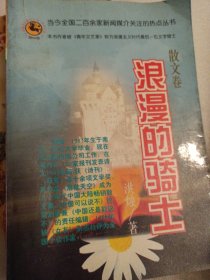 作家签名本 浪漫的骑士(散文卷)（中国文坛黑马丛书、扉页有作者签名）洪烛散文集：浪漫的骑士（签名本）非常少见