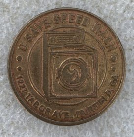 美国洗衣代币 23mm 按图发货