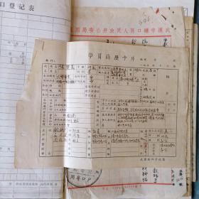 一个伪职人员（张楚义，曾由陈立夫介绍入囯民党）的档案