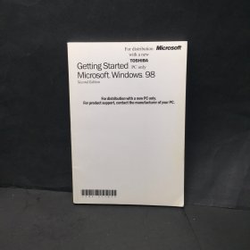 Getting Started  Microsoft. Windows 98  Second Edition