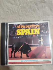 【音乐】all the bestfrom spain  1CD 20Great favorites