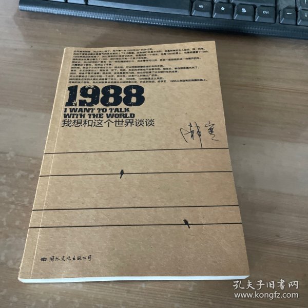 1988：我想和这个世界谈谈