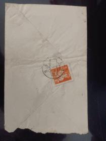 美术信封8分炼钢邮票
