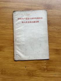 中国共产党第八届中央委员会第八次全体会议文件