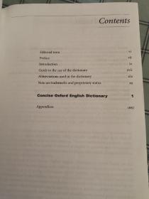 the concise Oxford English Dictionary
简明牛津英语词典（第十版）