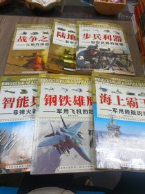 兵器世界奥秘探索 全6册 战争之神 陆地雄狮 步兵利器 智能兵器 钢铁雄鹰 海上霸王