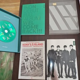 R版正版CD 流行男子组合 iKON DEBUT FULL ALBUM WELCOME BACK