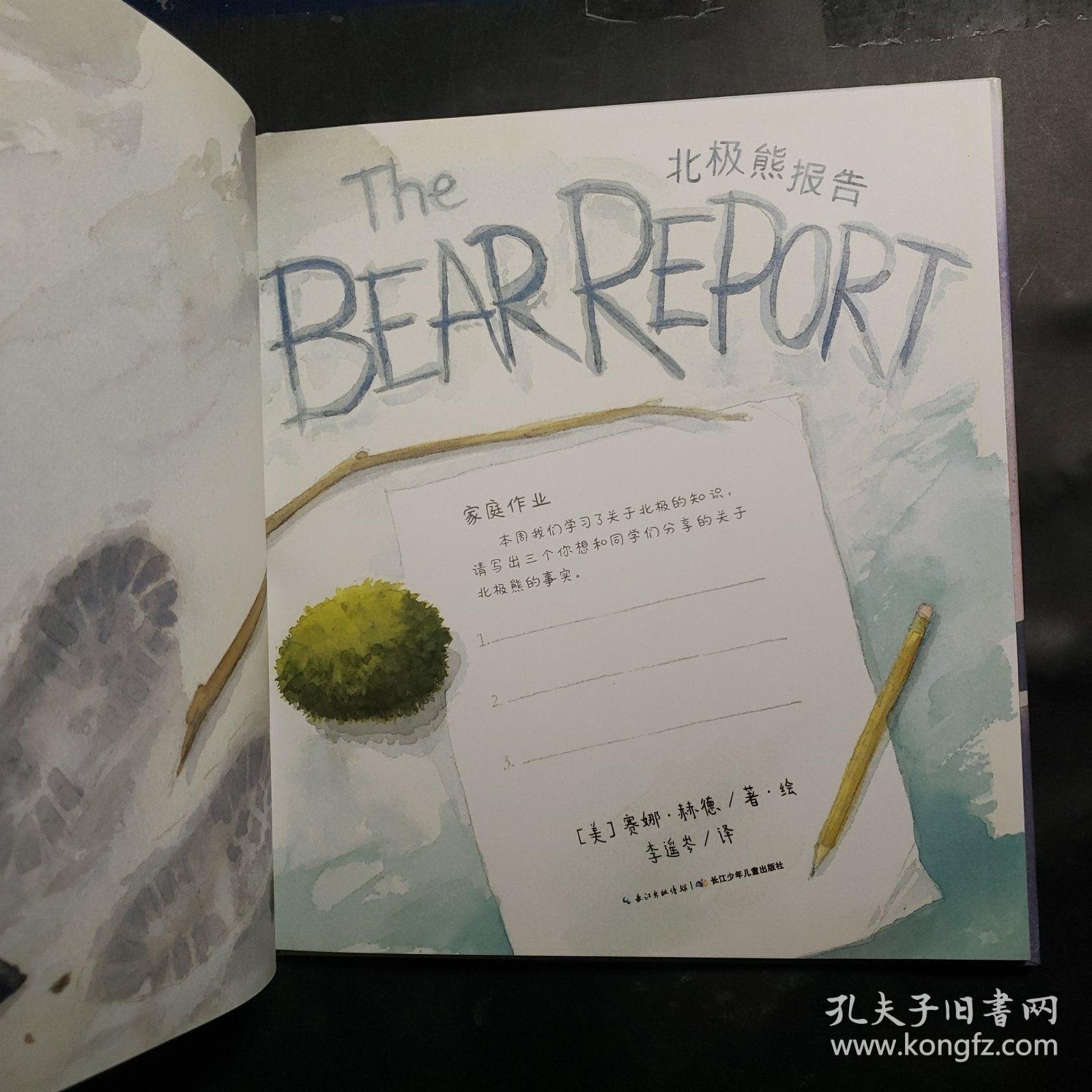 海豚双语绘本馆：北极熊报告（精）