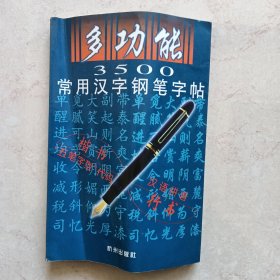 多功能3500常用汉字钢笔字贴