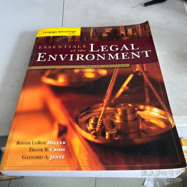 ESSENTIALS of  the  LEGAL
ENVIRONMENT
THIRDEDITION