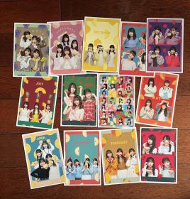 乃木坂46收藏卡明信片偶像公式生写卡 白石麻衣西野七濑齐藤飞鸟山下美月 正品JP日版套卡共计13张全套打包