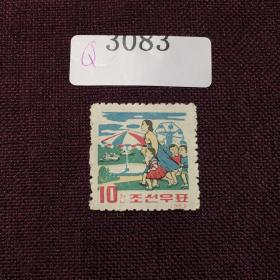 Q3083朝鲜早期邮票一枚