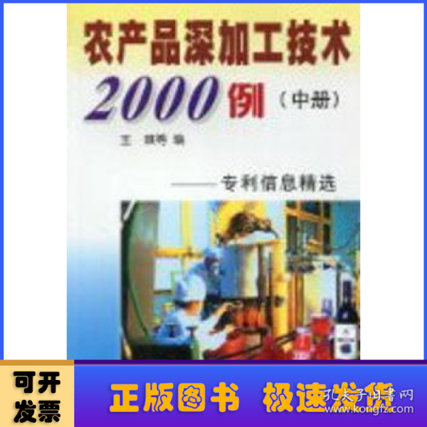 农产品深加工系列丛书·农产品深加工技术2000例：专利信息精选中