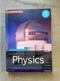 Pearson Baccalaureate Physics Higher Level, 2nd Edition 物理教材【英文版，大16开】馆藏书，裸书1.6公斤重