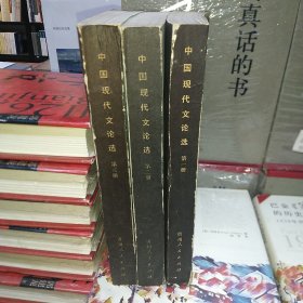 中国现代文论选（全三册）