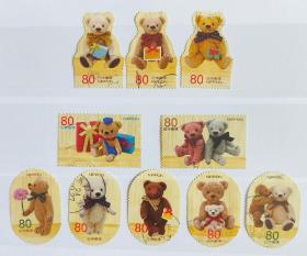 日本信销邮票～2012年问候邮票G62《秋的问候》80面值10全