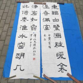 谭政民书法大对联