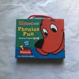 学乐大红狗克里弗系列 Clifford Phonics Fun 12册礼盒装附 CD    Clifford's Phonics Fun Box Set #1