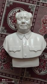 毛主席瓷像北京4号白板像(细微均匀开片)