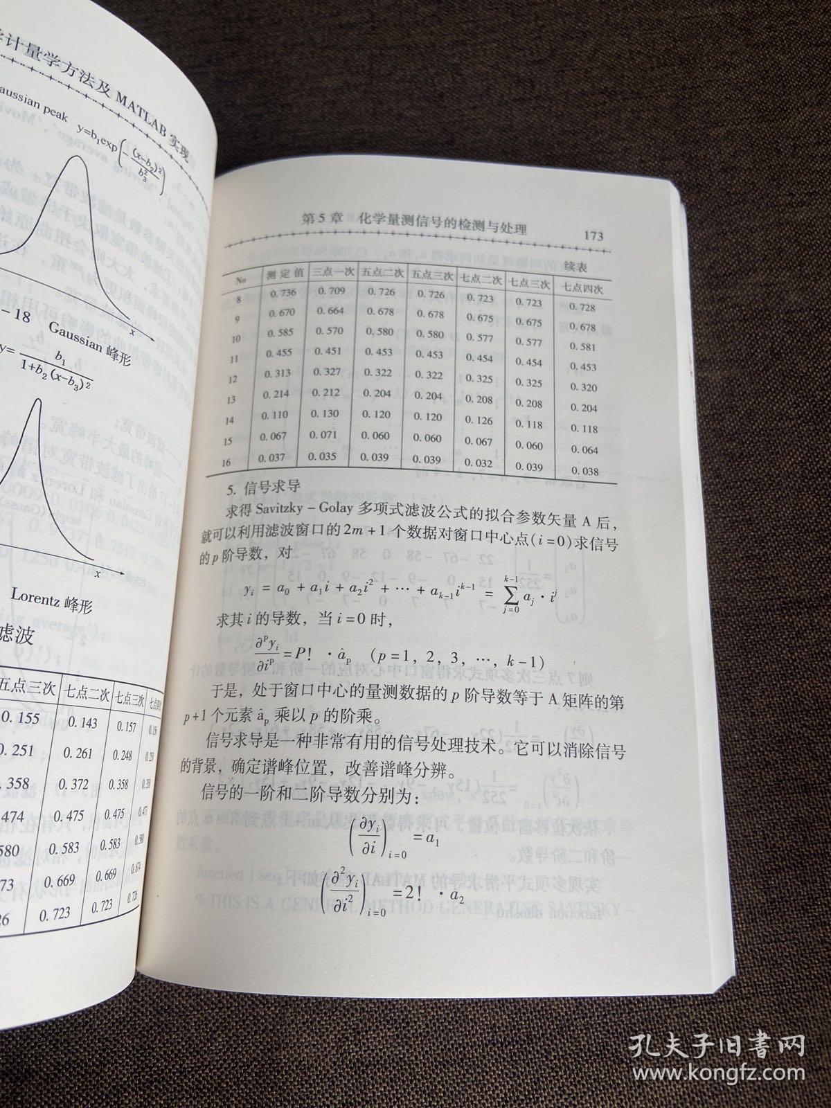 化学计量学方法及MATLAB实现。看图