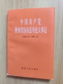 中国共产党陕西省洛南县历史大事记:1949.10-1995.12