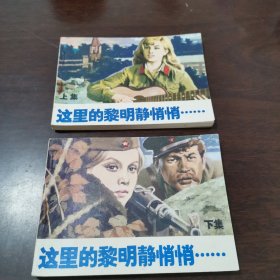 电视译制片连环画这里的黎明静悄悄上下