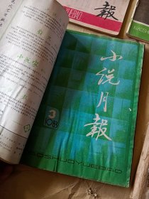 小说月报（1980年8期、1981年9期、1982年3期、5期、1983年3期、1984年5期11期、1985年6-8期、10期、12期、1986年7期、1987年6期、8期、11期、1989年5期、1994年9期）