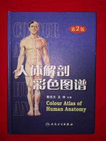 经典版本丨人体解剖彩色图谱（第2版精装珍藏版）16开铜版彩印本！详见描述和图片