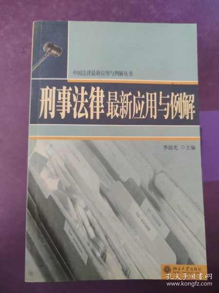 刑事法律最新应用与例解