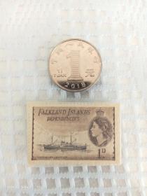 英属福克兰群岛邮票，早期船只、英女王头像、保存完好，极少见！！！