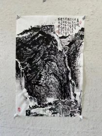 【终身保真字画，得自画家本人】穆家善，四尺 三开！