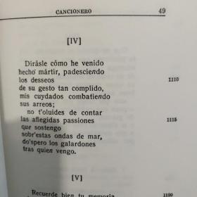 Jorge Manrique  Cancionero（OCTAVA EDICIOM）（西语原版书）