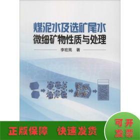 煤泥水及選礦尾水微細(xì)礦物性質(zhì)與處理