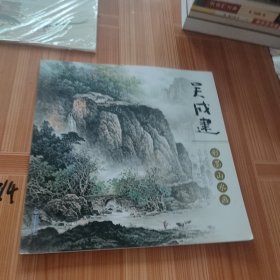 吴成建彩墨山水画