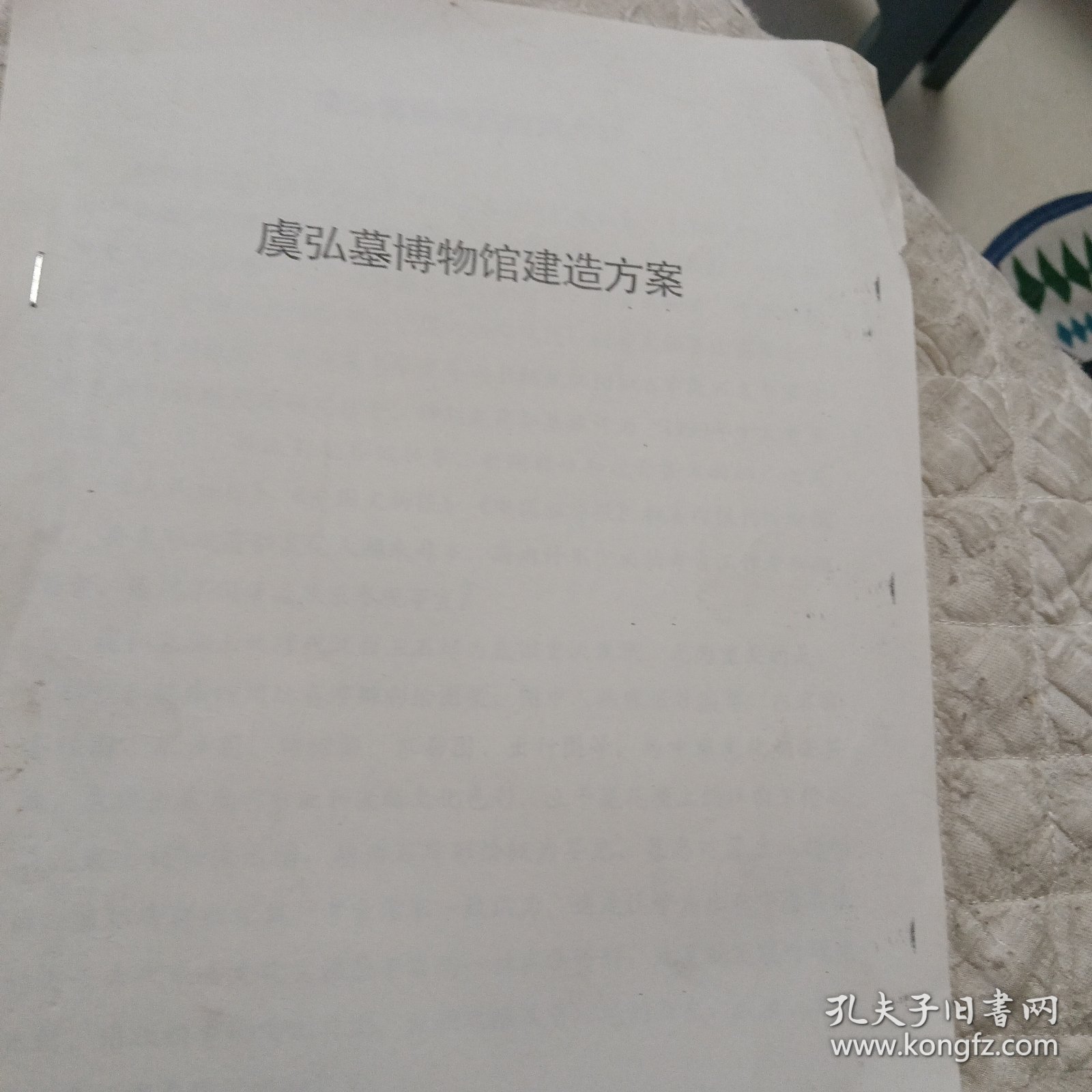 虞弘墓博物馆建造方案